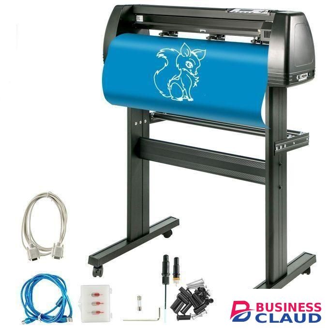 28" Durable Vinyl Cutter Plotter And 15"x15" Flatbed Heat Press Transfer Bundle