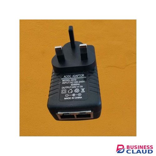 Improves Network Flexibility Plug And Play 24V 1Amp POE Injector Power Over Ethernet Adapter