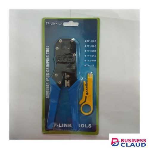 TPLink Professional RJ45 RJ11 RJ12 LAN Network Crimping Tool Plus Portable Cable Wire Stripper