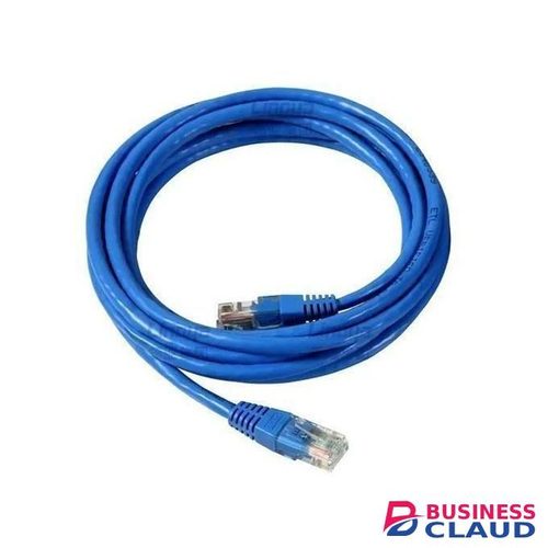 Up to 1000Mps / Gigabit Ethernet Speed 3 Metres Cat6 Blue Network Ethernet Lan Patch Cable for Fast Network Connectivity