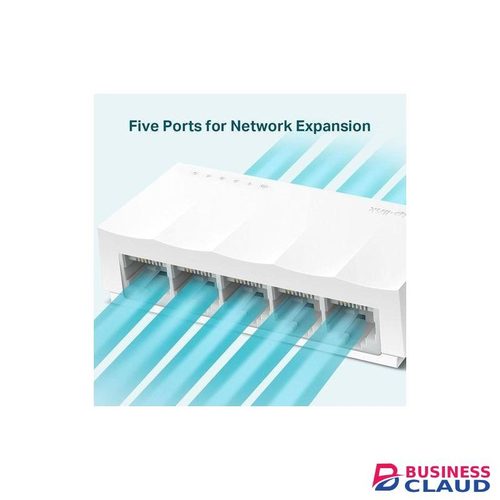 TP-Link LS1005 5-Port 10/100Mbps Desktop Switch,Green Ethernet Technology Network Hub,IEEE 802.3X,Plug And Play,Fanless Design