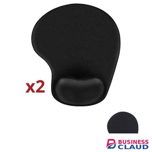 Pack of 2 Carpets Mouse Repeat Wrist, With Hands Ridge In Gel - Ergonomic- For Computer