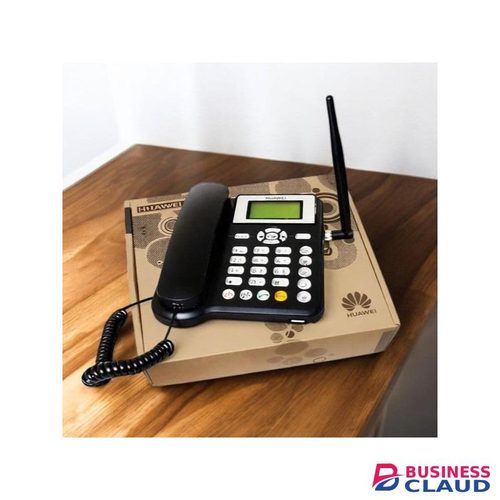 Huawei Cordless GSM Fixed Wireless Phone, Dual Sim Support Rechargeable Desktop Landline for Office and Home Calls