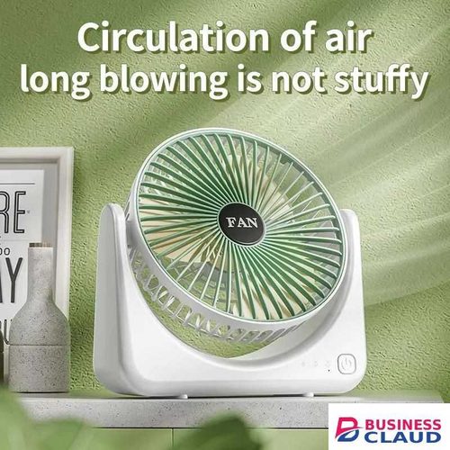VoltEra Portable Desktop Electric Fan, Small Electric Fan, Home Office, Outdoor Desk, USB Charging