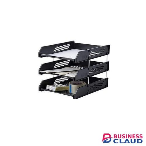 Quality 3 Tier document Trey Letter Tray Side Load, Desktop File Organizer Desk Organizers and Accessories,3 Tier Paper Letter Tray Organizer forFile Holder, Desktop Organizer for Office Supplies Stackable Office Letter Organizer Desk Tray