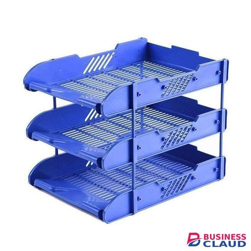 Discounted 3 Tier document Trey Letter Tray Side Load, Desktop File Organizer Desk Organizers and Accessories,3 Tier Paper Letter Tray Organizer forFile Holder, Desktop Organizer for Office Supplies Stackable Office Letter Organizer Desk Tray