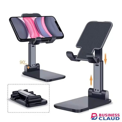 Foldable Desktop Tablet Stand – Handsfree Adjustable Mobile Holder for Desk, Home Office, and Travel