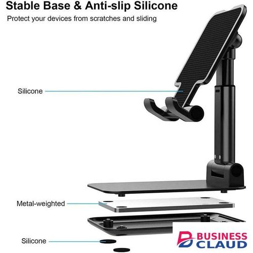 Universal Adjustable Folding Desktop Mobile Phone Holder – Strong Tablet Stand for Home and Office