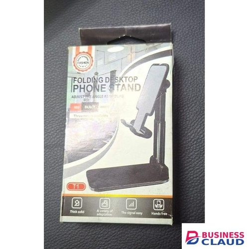 Adjustable Folding Desktop Phone Stand – Multi-Angle Mobile Holder for Desk, Home, and Office