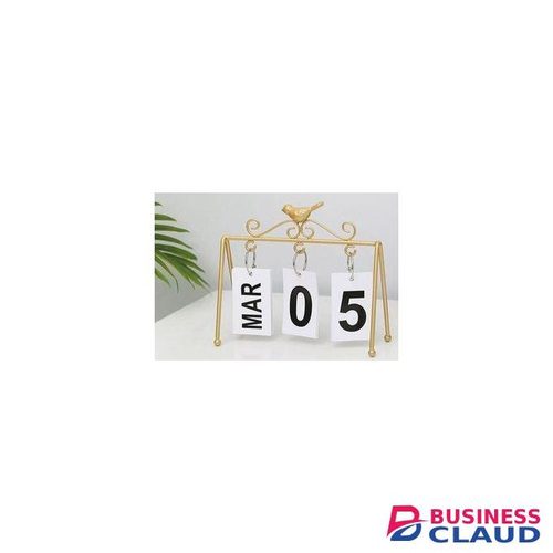 Flip Daily Office Home Decor Metal Desk Calendar
