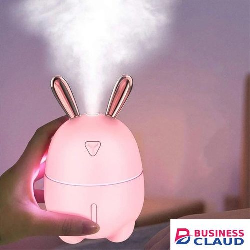 19. Cute Rabbit 300ml Mini Air Humidifier, USB powered Aroma Essential Oil Diffuser with Colorful Night Light, for Car Air Purifier, Office, home air humidifier, desktop humidifier, bedroom air humidifier, mist Maker