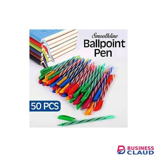 Obama Brand 50pc Biros For School, Home & Office - 50 Ball Pen RED