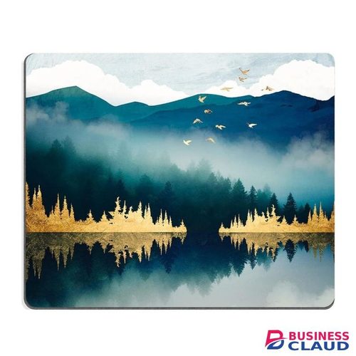 Mountains Landscape Mouse Mat, Waterproof Non Slip Rubber Base Mouse Pad for Office Laptop, 9.5"x7.9"x0.12" Inch