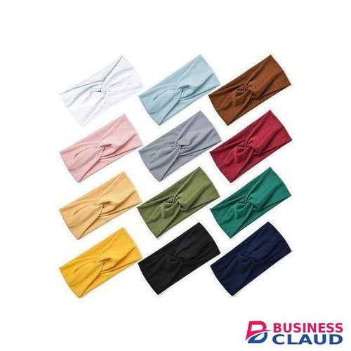 3PCS assorted colors Headbands For kids Twist Knotted Elastic Stretch-fits 5-10yrs