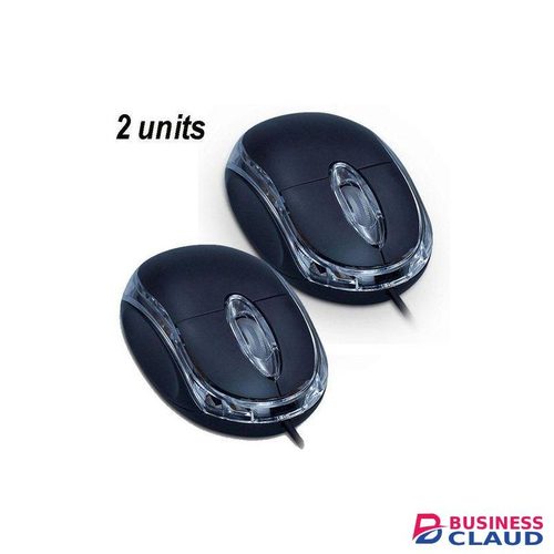 GtyGo 2 pcs USB Wired Mouse Optical 1000 DPI Precision Plug Play