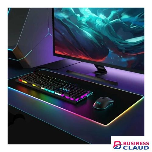 Mouse Pad RGB Luminous Large Keyboard Mouse pad Thickened Rubber Mouse Pad Large Anti Skid LED Gaming Pad