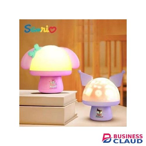Mushroom Starry Sky Lamp, with kids melodies, Cartoon Lamp, Sanrios My Melody, Kuromi, Desktop lamp, Cute Christmas kids Gifts