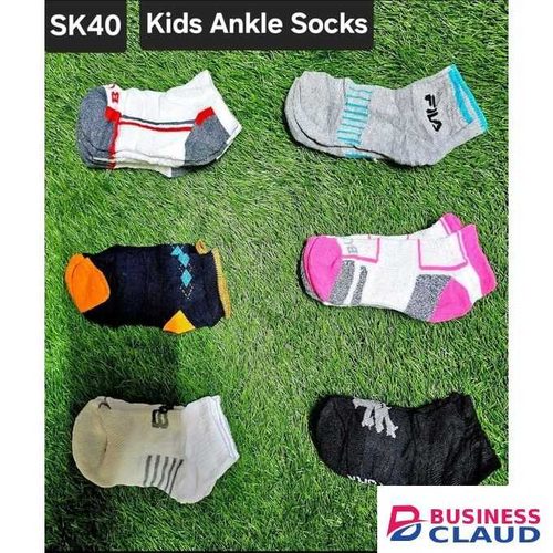 6PCS Big Kids Ankle Socks