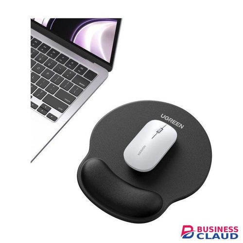 Ugreen LP668 Ergonomic Mouse Pad with Wrist Rest – Black, Comfort Support Pad for Smooth Control & Reduced Strain