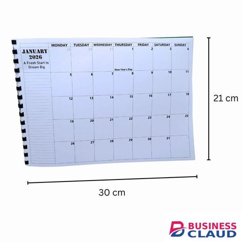2026 A4 Monthly Desk Planner Calendar - Writable To Do List Goal Tracker with Kenyan Holidays Made in Kenya Table Office Scheduling Desktop Productivity Memo Journal Diary Agenda Secretary 2026 in Kenya-table-office-scheduling-desktop-productivity-memo-journal-diary-agenda-secretary