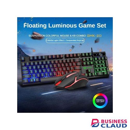 Gaming Keyboard Backlight RGB Wired Gaming Keyboard With Mouse