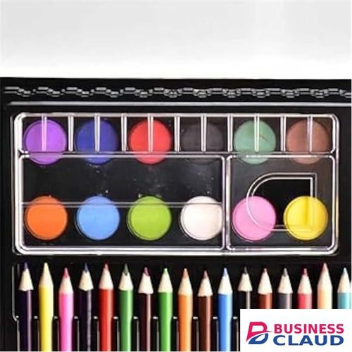 150 PCS Kids Art Box – Creative Drawing & Painting Set Kenya in Ebony