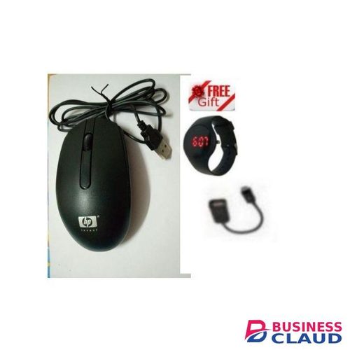 HP Wired Optical Mouse + FREE QUALITY GIFTS