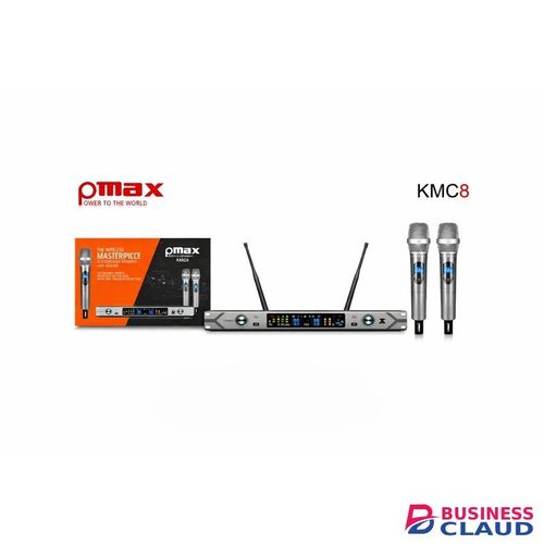 KMC8 Wireless Handheld Mic System – Dual UHF Microphones with Rack Receiver for Church and Karaoke