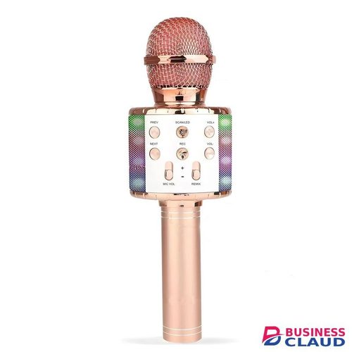 Bluetooth Karaoke Microphone - Rosy Gold