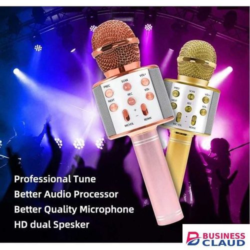 Wireless Karaoke Microphone for Singing and Recording Songs