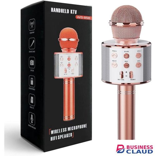 Rechargeable Bluetooth Karaoke Microphone – Perfect for Family Fun Nights