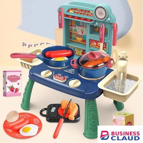 27 PCS Mini Kitchen Set for Kids – Fun Cooking Play Toys Kenya in Wool-material