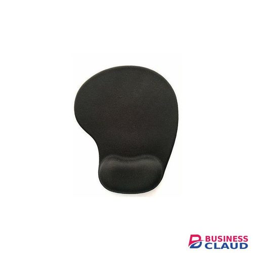 Mouse Pad With Gel Wrist Support - Black