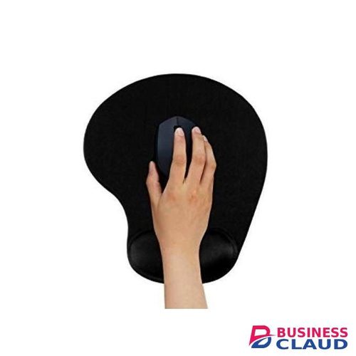 Non-Slip Mouse Pad with Wrist Rest - Black