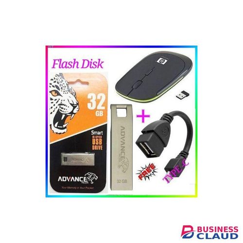 Advance 1. BEST OTG (ON-THE-GO) FLASHDISK - 32GB + FREE MOUSE, OTG TYPE C – BEST FLASH FOR PHONES, BEST FLASH FOR LAPTOP AND COMPUTERS