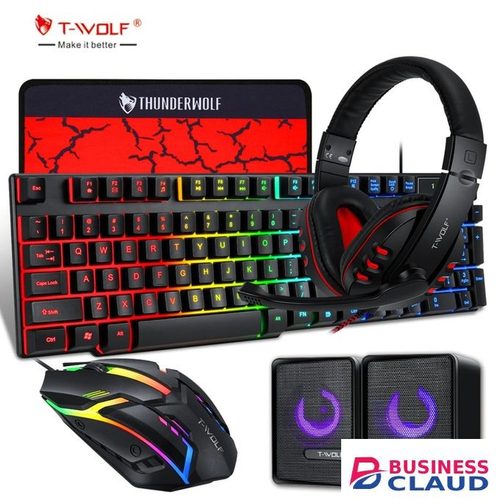 5 in 1 TF-800 Keyboard, Mouse, Headset Speakers set.Brad new