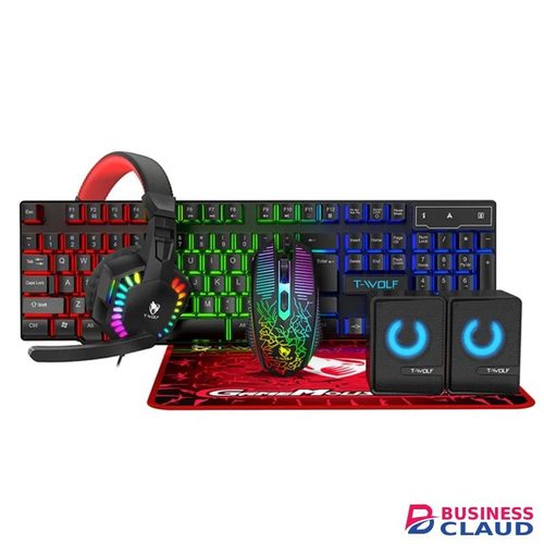 TF-800 Keyboard with Mouse, Headset Speakers set 5 in 1