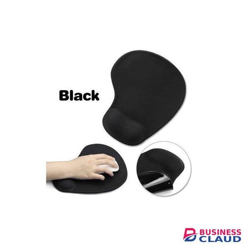 Comfort Gel Mouse Pad Non-Slip Skid Resistant - Black