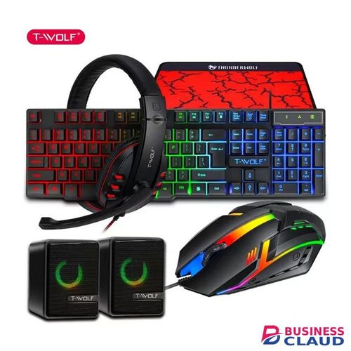 TF-800 Keyboard, Mouse, Headset Set, Speakers 5 in 1