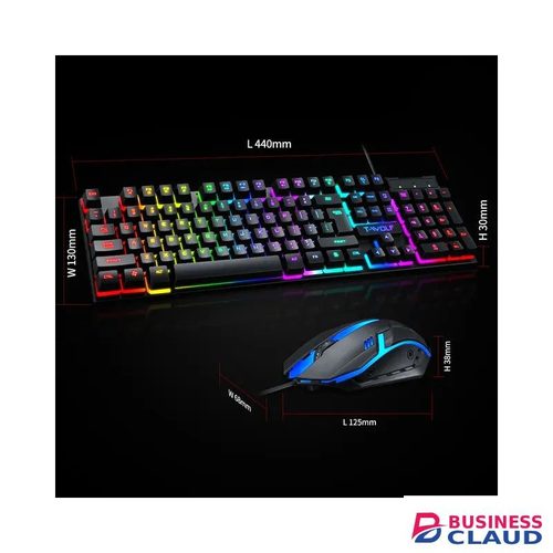 Gaming Keyboard Mechanical Tf200 T-wolf Gaming Wired Keyboard And Mouse