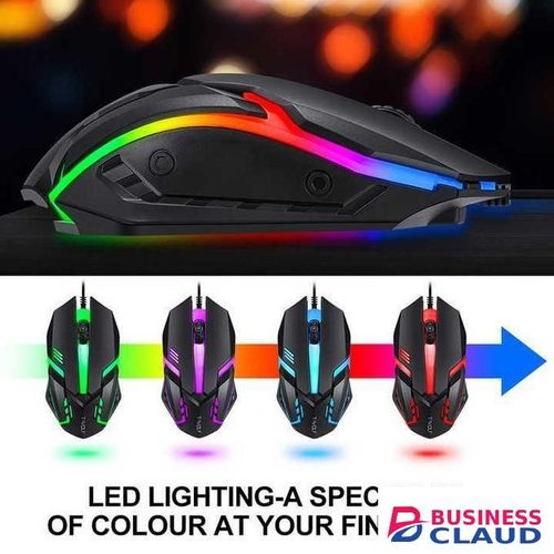 RGB Keyboard 4 in 1 Gaming Keyboard Mouse Headphone and Mouse Pad Kit Set Keyboard Mouse Combos for Gamer professional amateur beginning gamer combo equipment
