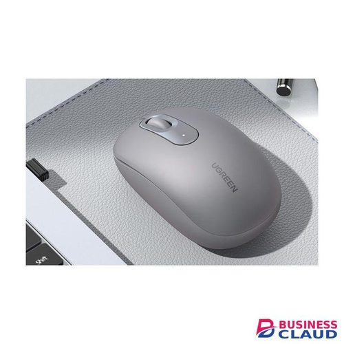 Ugreen Ugreen- MU105 2.4GHz Wireless Mouse – Moonlight Gray, Adjustable DPI up to 2400, Silent Clicks, USB Nano Receiver, Ergonomic Lightweight Design for Laptop, PC, Mac & Tablet