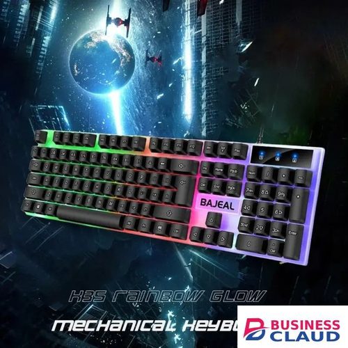 Mechanical gaming keyboard and mouse wired gaming set and mouse compo