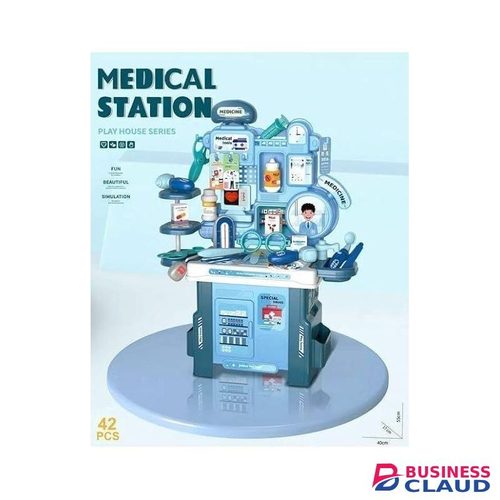 Educational Doctor Kit for Kids – 42 PCS Pretend Medical Tools Kenya in Ebony