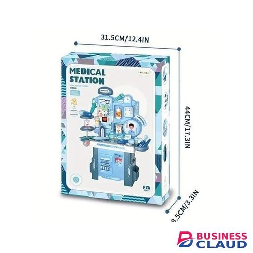 Educational Doctor Kit for Kids – 42 PCS Pretend Medical Tools Kenya in Ebony
