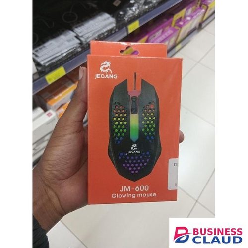 Gaming mouse - Wired RGB Glowing Mouse – Ergonomic, High-Precision, Black