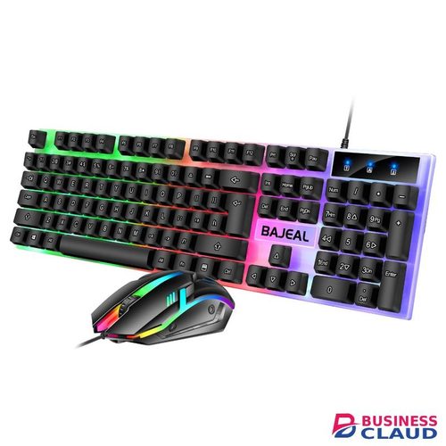 Wired Gaming Keyboard Mouse Set USB Cable LED Keyboard And Mouse Combo With Backlight