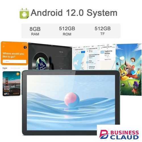 C Idea 10.1 Inches Sim 8GB+1TB Keyboard Mouse Long Standby Tablet PC
