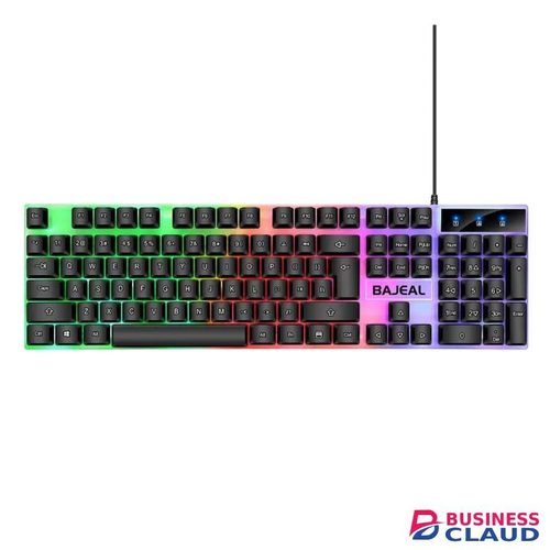 Wired gaming keyboard mouse set USB cable LED keyboard and mouse combo with backlight wired mechanical gaming keyboard