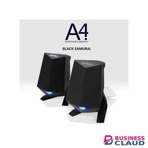 Ezeey USB 3.5mm Blue LED Light Bass Multimedia Speaker